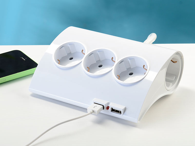 ; Steckdosenleisten einzeln schaltbar, USB-Netzteile für SteckdoseSteckdosenleisten mit Schalter 