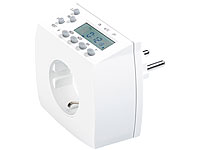 revolt Kompakte digitale Zeitschaltuhr mit LCD-Display, minutengenau; Energiekostenmesser Energiekostenmesser Energiekostenmesser