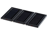 revolt Erweiterungs-Solarzelle für Mini-Solarpanel (PX-1614), 3er-Set; USB-Solar-Powerbanks USB-Solar-Powerbanks USB-Solar-Powerbanks 