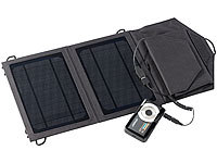 revolt Mobiles Solarpanel mit Tasche, 7 W; USB-Solar-Powerbanks USB-Solar-Powerbanks USB-Solar-Powerbanks 
