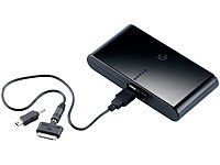 revolt Powerbank mit 8.000 mAh für iPad, iPhone, Handy und USB-Geräte; USB-Solar-Powerbanks USB-Solar-Powerbanks 