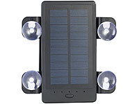 revolt Auto-Solar-Powerbank PB-20.s, 2.000 mAh, inklusive Scheiben-Halterung; USB-Powerbanks kompakt 