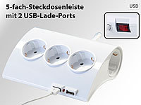 ; Steckdosenleisten einzeln schaltbar, USB-Netzteile für SteckdoseSteckdosenleisten mit Schalter 
