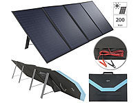 revolt Mobiles, faltbares Solarpanel, 4 monokristalline Solarzellen, 200 Watt; Solarpanels Solarpanels 
