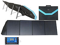 revolt Mobiles, faltbares Solarpanel, 4 Solarzellen, 200 W & Solar-Laderegler; Solarpanels Solarpanels 