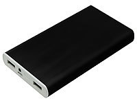 revolt Slim-Powerbank mit Alugehäuse, 10.000 mAh; USB-Solar-Powerbanks USB-Solar-Powerbanks 
