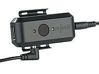 revolt Fahrrad-Dynamo-Ladegerät inklusive Fahrrad-Dynamo, 6V 3W; USB-Solar-Powerbanks 