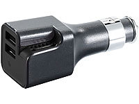 revolt 2in1-12/24-V-Kfz-Ionisator-Luftreiniger & USB-Netzteil, 2,1 A; Kfz-USB-Netzteile für 12/24-Volt-Anschluss Kfz-USB-Netzteile für 12/24-Volt-Anschluss Kfz-USB-Netzteile für 12/24-Volt-Anschluss 