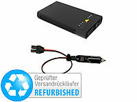 revolt 3in1-Kfz-Starthilfe und USB-Powerbank Versandrückläufer; USB-Solar-Powerbanks, 2in1-Hochleistungsakkus & Solar-Konverter mit modifizierter Sinuswelle 