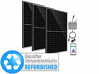 revolt 1,14kW(3x380W)MPPT-Solaranlage+1,3kW Wechselrichter, Versandrückläufer; Solarpanels, Solarpanels faltbar 