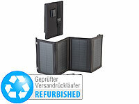 revolt Mobiles 10-Watt-Falt-Solarpanel mit USB-Ausgang, Versandrückläufer