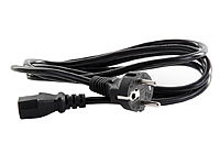 revolt Universales Stromkabel / Netzkabel, 3-polig, 180 cm, schwarz; Mehrfach-USB-Netzteile für Steckdose 