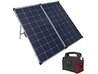 revolt Powerstation & Solar-Generator mit mobilem 240-Watt-Solarpanel, 420 Wh; Solarpanels, Solarpanels faltbar Solarpanels, Solarpanels faltbar 
