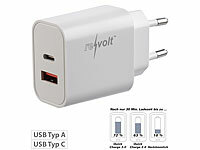 revolt USB-Netzteil für Typ A & C, PD bis 20 Watt, Quick Charge 3.0, 3 A; USB-Solar-Powerbanks USB-Solar-Powerbanks USB-Solar-Powerbanks 