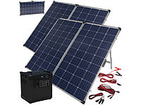 revolt Powerstation & Solar-Generator mit 2 240-W-Solarpanelen, 1.456 Wh; Solarpanels, Solarpanels faltbar 