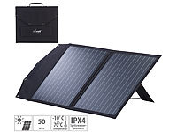 revolt Faltbares Solarpanel, 2 monokristalline Solarzellen, MC4-komp., 50 W; Solarpanels Solarpanels Solarpanels Solarpanels 