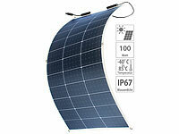 revolt Ultraleichtes flexibles Solarmodul für MC4, salzwasserfest, 100W, IP67