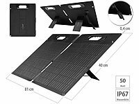revolt Falt-Solarpanel, monokristalline Solarzellen, ETFE, 50 W, IP67, 2,4 kg