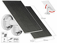 revolt 2er-Set Solarpanels für Akku-IP-Kameras mit USB-C, 3 W, 5 V, IP65; Solarpanels, Solarpanels faltbar Solarpanels, Solarpanels faltbar Solarpanels, Solarpanels faltbar Solarpanels, Solarpanels faltbar 