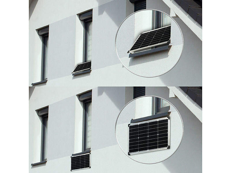 ; 2in1-Solar-Generatoren & Powerbanks, mit externer Solarzelle 