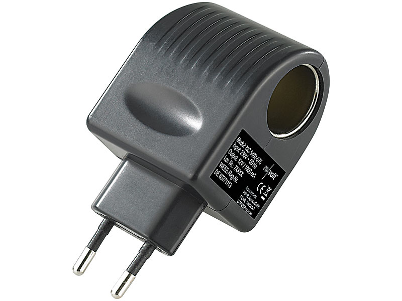 revolt Mini-Spannungswandler von 230 auf 12 Volt, 1 A / 12 Watt