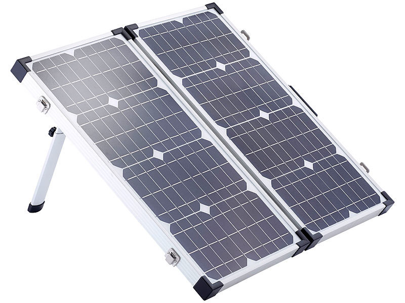 ; 2in1-Hochleistungsakkus & Solar-Generatoren, Solaranlagen-Set: Mikro-Inverter mit MPPT-Regler und Solarpanel 