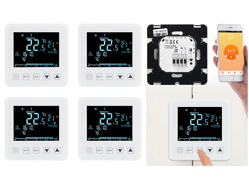 ; Programmierbare Heizkörperthermostate mit Bluetooth Programmierbare Heizkörperthermostate mit Bluetooth Programmierbare Heizkörperthermostate mit Bluetooth Programmierbare Heizkörperthermostate mit Bluetooth 