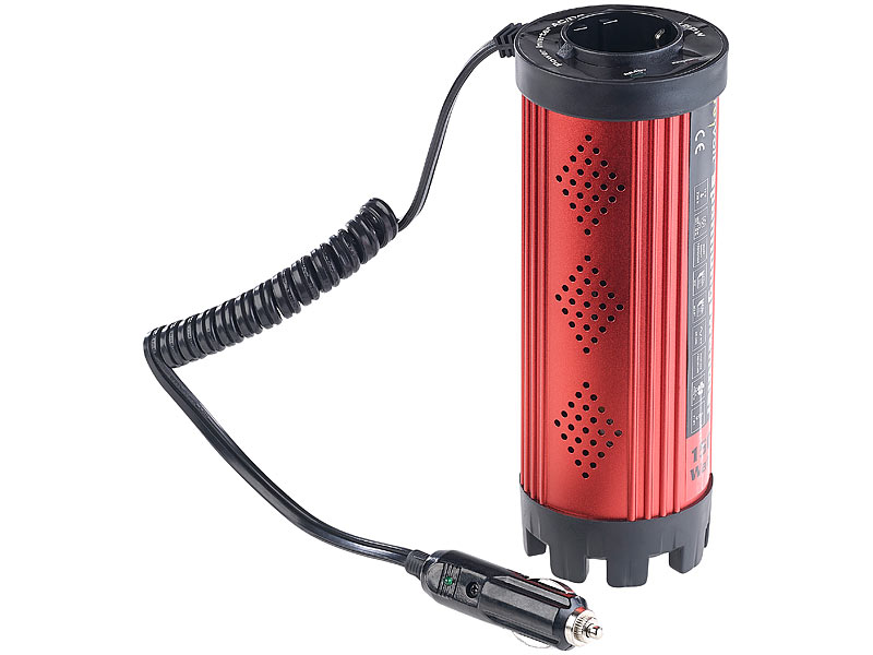 Kfz-Spannungswandler 300 W, 230 V AC, 5 V USB, Peakpower 600 W