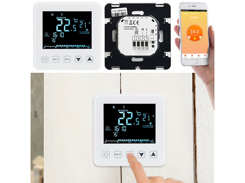 ; Programmierbare Heizkörperthermostate mit Bluetooth Programmierbare Heizkörperthermostate mit Bluetooth 