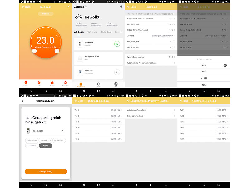 ; WLAN-Raumthermostate WLAN-Raumthermostate 