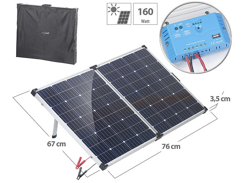 ; Solarpanels, Solarpanels faltbar2in1-Hochleistungsakkus & Solar-Generatoren 