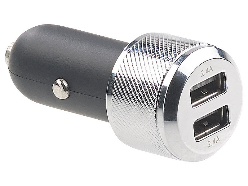 Kaufe 12V-24V USB-Autoladegerät, Dual-USB-Port, Netzteil, Steckdose, USB-Steckdosen  für Auto, Motorrad, LKW, Boot, Bus, Wohnmobile