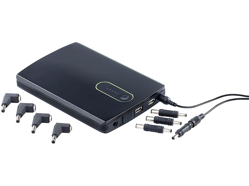 revolt Powerbank mit 24.000 mAh für Notebooks & USB-Geräte; USB-Powerbanks USB-Powerbanks 