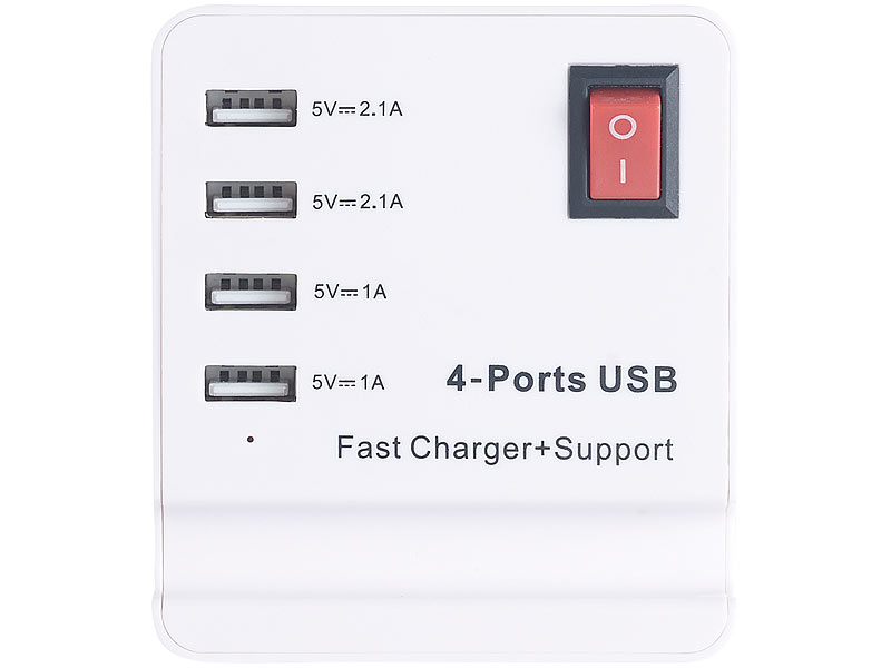 ; Mehrfach-USB-Netzteile für Steckdose 