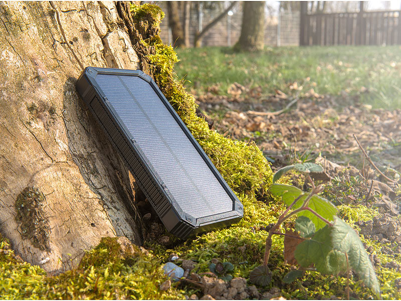 ; USB-Solar-Powerbanks, 2in1-Hochleistungsakkus & Solar-Konverter mit modifizierter Sinuswelle USB-Solar-Powerbanks, 2in1-Hochleistungsakkus & Solar-Konverter mit modifizierter Sinuswelle 