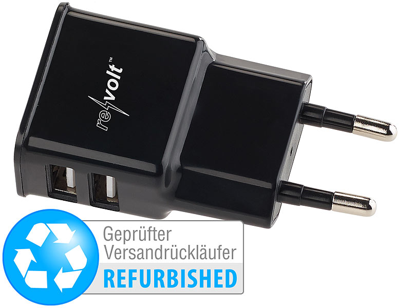 ; USB-Steckdosen, Kfz-USB-Netzteile für 12/24-Volt-Anschluss 