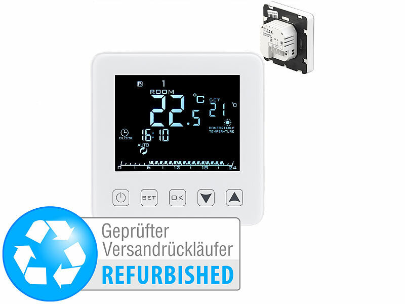 revolt Digitales Steckdosen-Thermostat, Versandrückläufer