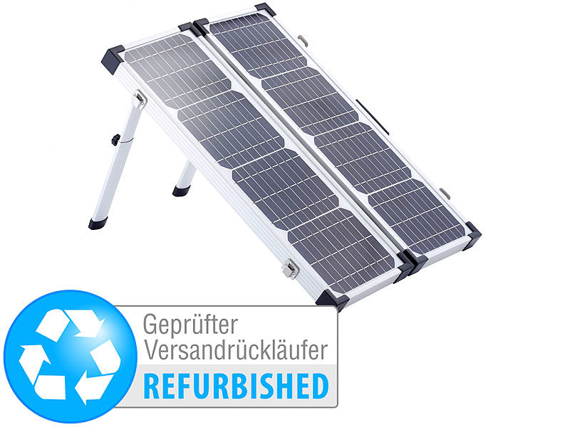 revolt Klappbares Solarpanel PHO-4000 mit Tasche, 40 W