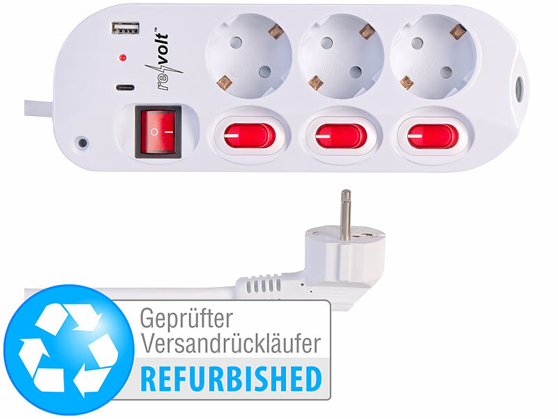 ; Steckdosenleisten einzeln schaltbar