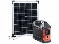 revolt Powerstation & Solar-Generator, 20-W-Solarzelle, 155 Wh, 12 & 230 V; Solarpanels faltbar Solarpanels faltbar Solarpanels faltbar 