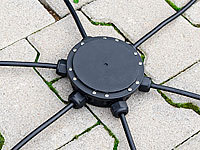 revolt Outdoor-Kabel-Verbindungsbox, 6-fach, IP68, für Kabeldurchm. 6,5-11 mm