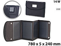 revolt Faltbares Ladegerät Solarpanel mit 2x USB-Port, 14 W; Solarpanels, Solarpanels faltbar Solarpanels, Solarpanels faltbar 