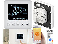 revolt WLAN-Thermostat Touch, Fußbodenheizungen, Versandrückläufer; Zigbee-kompatible Heizkörperthermostate mit App-Steuerung 