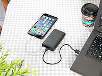 ; USB-Solar-Powerbanks, 2in1-Hochleistungsakkus & Solar-Konverter mit modifizierter Sinuswelle USB-Solar-Powerbanks, 2in1-Hochleistungsakkus & Solar-Konverter mit modifizierter Sinuswelle 