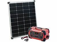revolt Powerstation & Solar-Generator mit mobilem 110-Watt-Solarpanel, 216 Ah; Solarpanels faltbar Solarpanels faltbar Solarpanels faltbar 