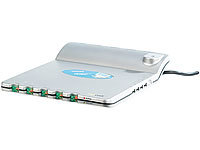 revolt PC-Steckdosenleiste "Power Center" mit 4-Port USB-Hub