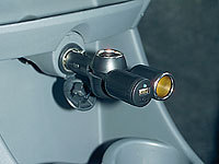 ; Kfz-USB-Netzteile mit 12-24-Volt-Zigarettenanzünder-Buchse 