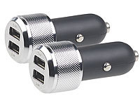revolt Kfz-USB-Ladegerät mit 2 Ports, für 12/24 Volt, 4,8 A, 24 Watt