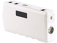 revolt Notebook-Powerbank mit Kfz-Starthilfe, USB, Notfall-Hammer, 13.500 mAh; USB-Solar-Powerbanks USB-Solar-Powerbanks 