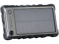 revolt Wetter & stoßfeste Solar-Powerbank PB-80.s mit 8.000 mAh, IP65